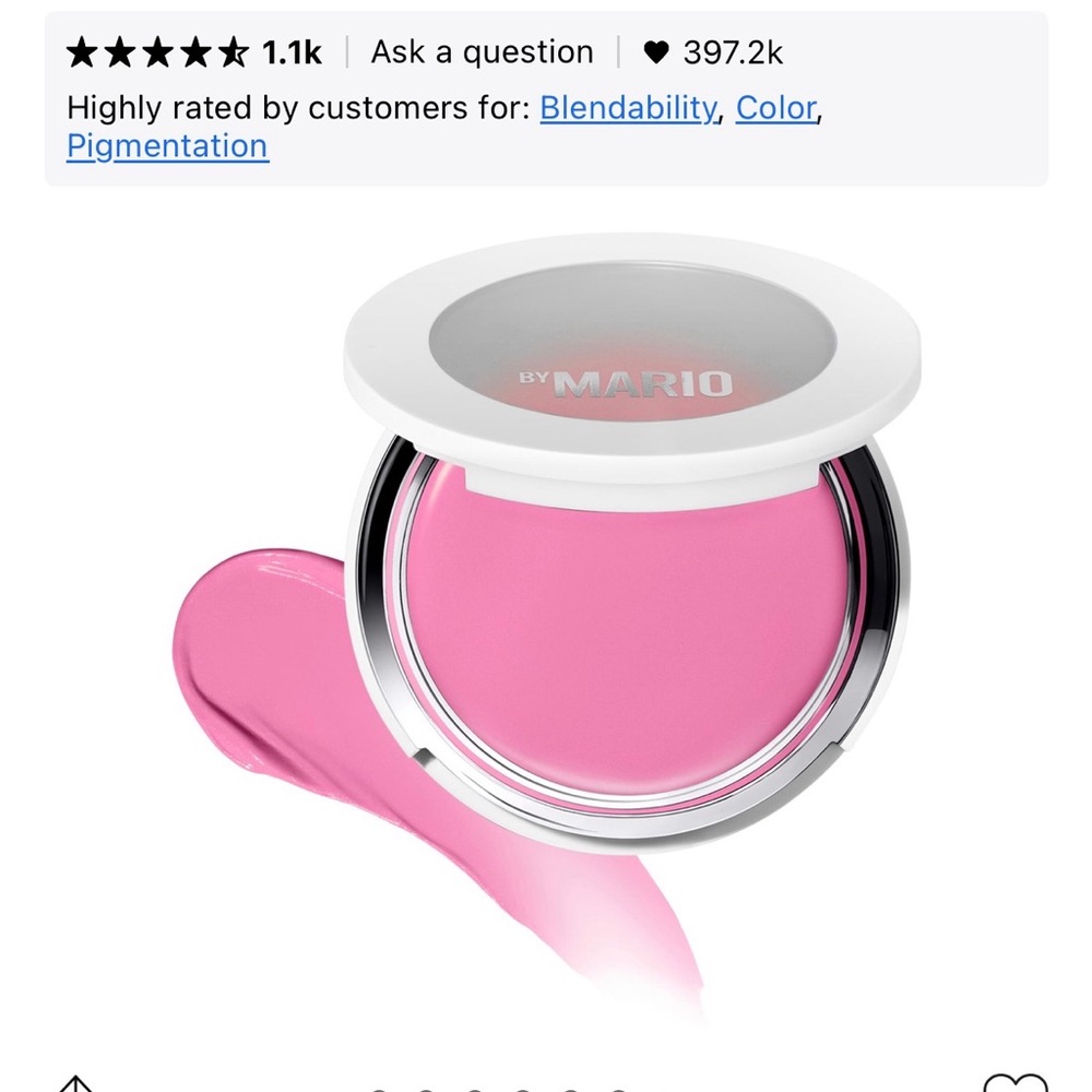 Makeup By Mario Blush in Perfectly Pink